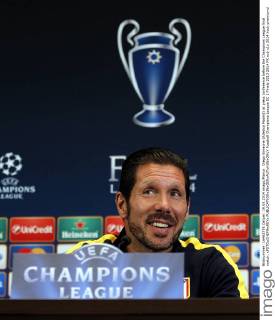 Fussball, Champions League, Pk Atletico Madrid vor dem Finale