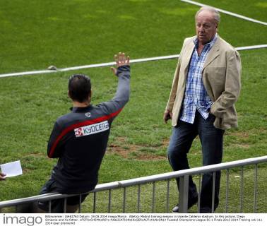 Fussball, Champions League, Training Atletico Madrid