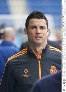 Fussball, Champions League, Bale und Ronaldo im Gespraech mit den Medien