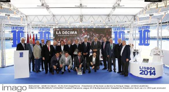 Fussball, Real Madrid praesentiert Bildband zum 10. Erfolg in der Champions League