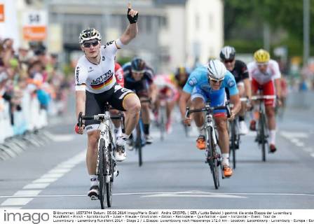 Cycling, Tour of Luxembourg, Andre Greipel wins 1st stage