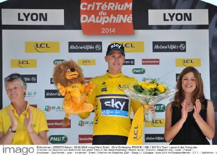 Cycling, Criterium du Dauphine, Chris Froome wins first stage