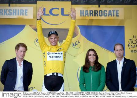 Cycling, Tour de France 2014, Marcel Kittel wins the first stage