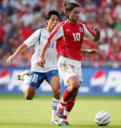 Football, World Cup Qualification, Switzerland - Israel 1:1