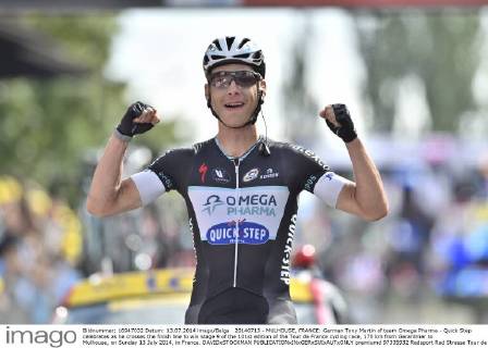 Cycling, Tour de France, Tony Martin wins the 9th stage