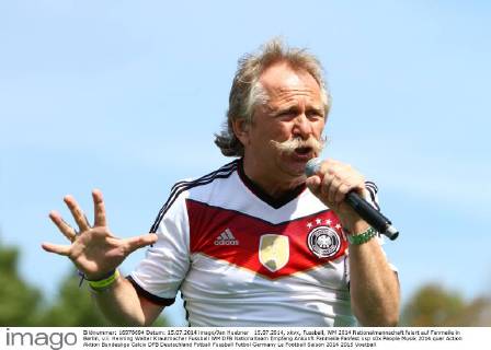 Football World Cup 2014, music acts during the reception of the DFB team on the Fan Mile