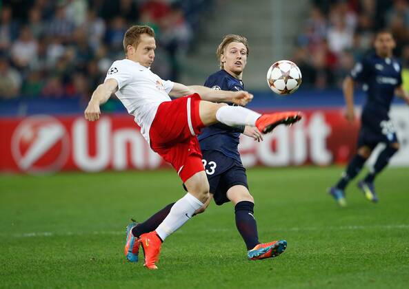 Fussball, Champions League Playoffs, Red Bull Salzburg - Malmoe FF