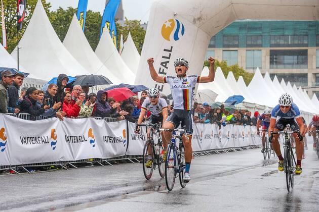 Cycling, Bastian Flicke wins the Youngclassics as part of the Vattenfall Cyclassics in Hamburg