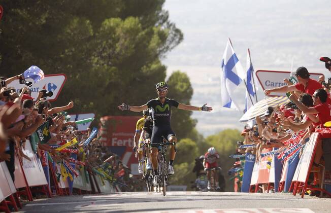 Cycling, Vuelta, Alejandro Valverde wins the 6th stage