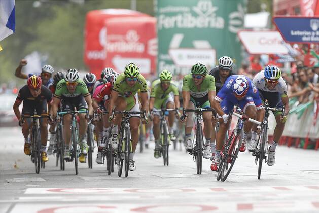 Cycling, Vuelta, Nacer Bouhani wins stage 8
