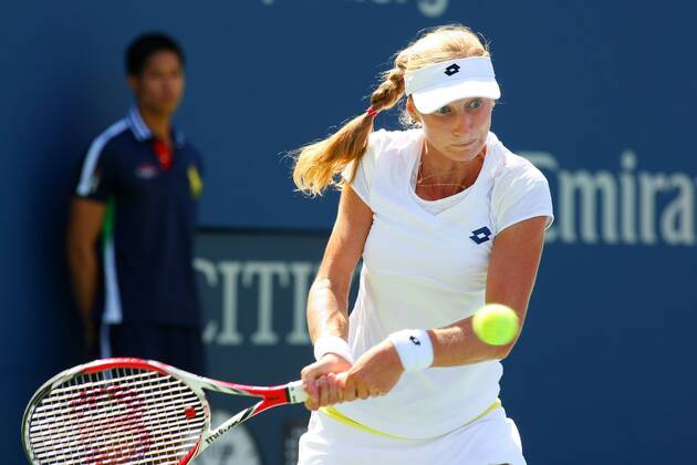 Tennis, US Open, Damen, Ekaterina Makarova schlaegt Viktoria Azarenka
