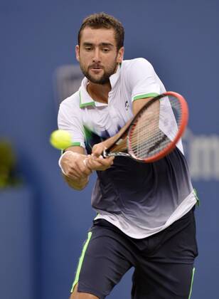 Tennis, US Open, Halbfinale, Marin Cilic besiegt Roger Federer