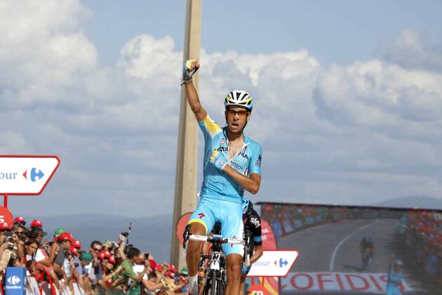 Cycling, Vuelta, Fabio Aru wins the 18th stage