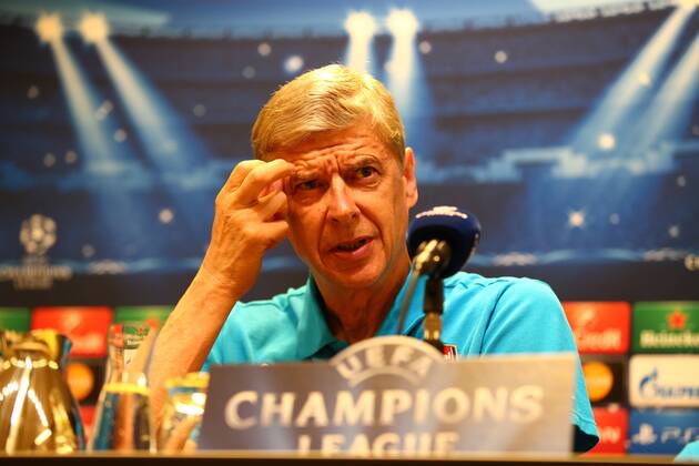 Fussball, Champions League, PK Arsenal London