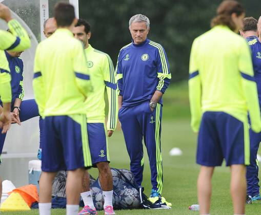 Fussball, Champions League, Training FC Chelsea