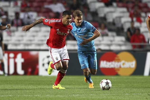 Fussball, Champions League, Benfica Lissabon - Zenit St. Petersburg