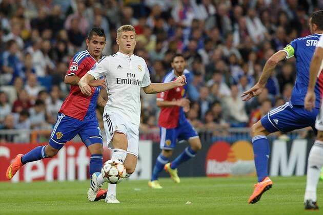 Fussball, Champions League, Real Madrid - FC Basel