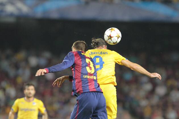 Fussball, Champions League, FC Barcelona - APOEL Nikosia