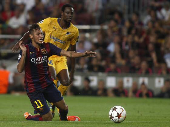 Fussball, Champions League, FC Barcelona - APOEL Nikosia