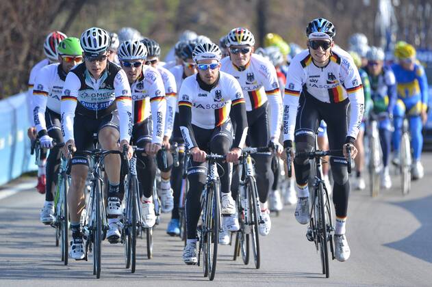 Cycling, World Championships in Ponferrada, Training German Team