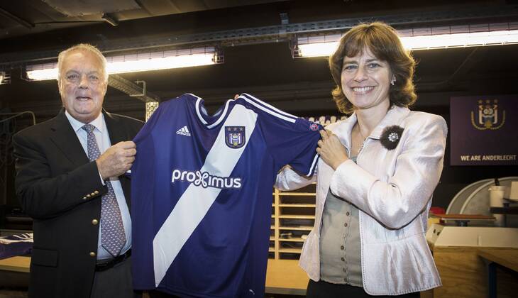 Fussball, Champions League, RSC Anderlecht praesentiert Champions League Trikot