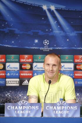 Fussball, Champions League, FC Barcelona Pressekonferenz