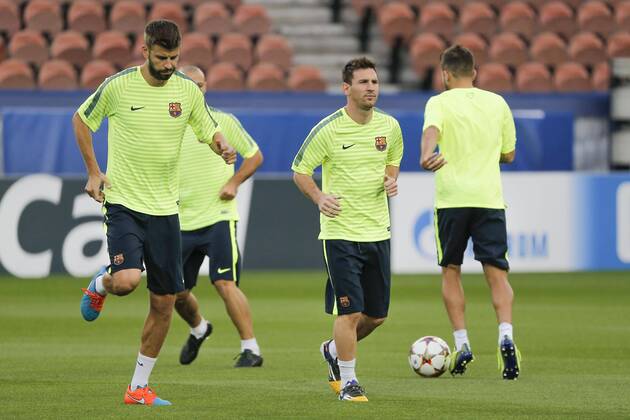 Fussball, Champions League, FC Barcelona Training