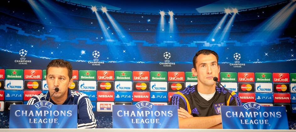 Fussball, Champions League, PK und Training RSC Anderlecht