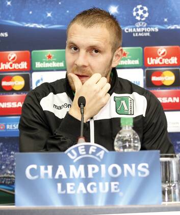 Fussball, Champions League, PK Ludogorez Rasgrad