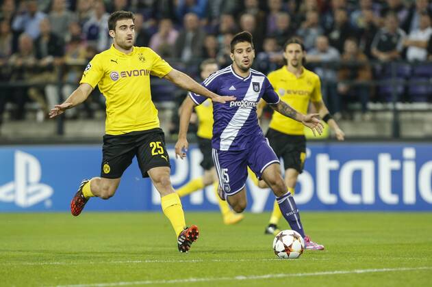 Fussball, Champions League, RSC Anderlecht - Borussia Dortmund