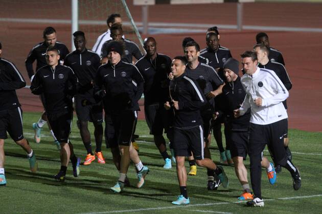 Fussball, Champions League, Training Saint-Germain
