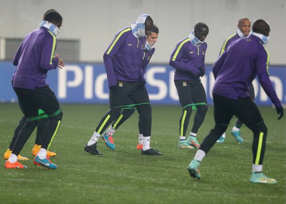 Fussball, Champions League, Training FC Manchester City