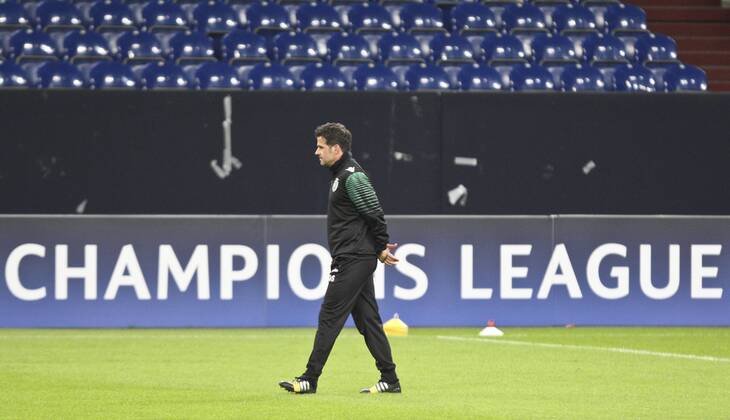 Fussball, Champions League, Training Schalke 04