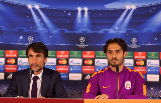 Fussball, Champions League, PK Galatasaray Istanbul