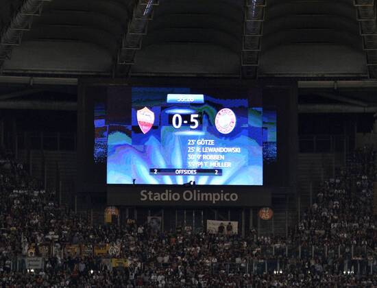 Fussball, Champions League, AS Rom - Bayern München 5