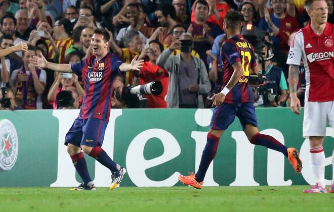 Fussball, Champions League, FC Barcelona - Ajax Amsterdam 3