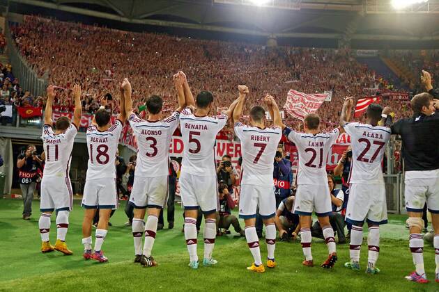 Fussball, Champions League, AS Rom - Bayern München 10