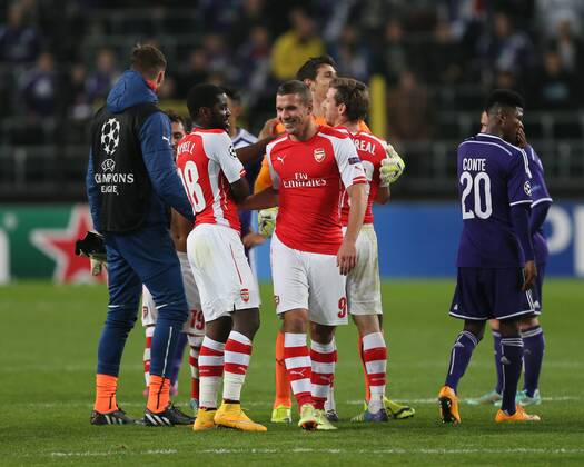 Fussball, Champions League, RSC Anderlecht - FC Arsenal 4