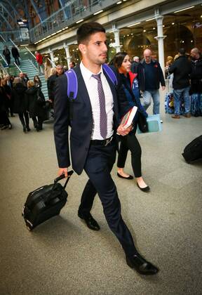 Fussball, Champions League, Ankunft RSCA Anderlecht in London