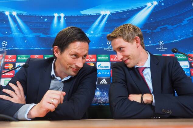 Fussball, Champions League, PK Bayer Leverkusen