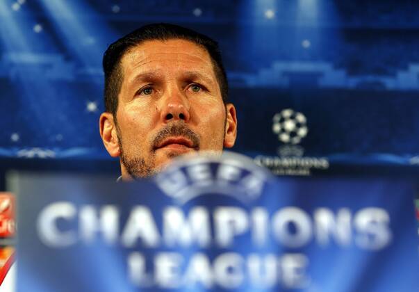 Fussball, Champions League, PK und Training Atletico Madrid
