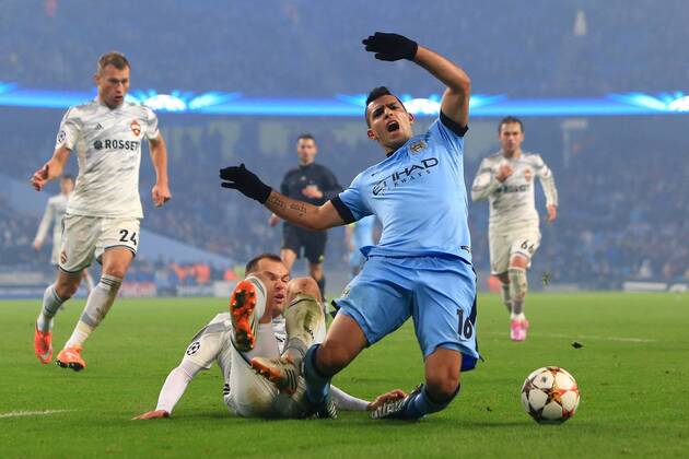 Fussball, Champions League, Manchester City - ZSKA Moskau 4