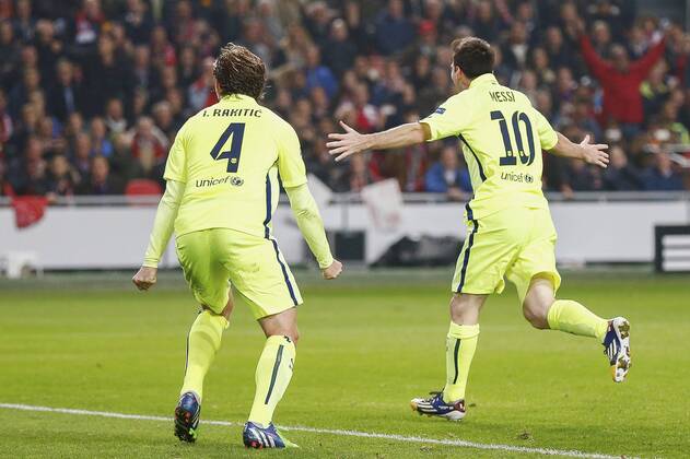 Fussball, Champions League, Ajax Amsterdam - FC Barcelona 2