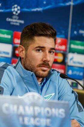 Fußball, Champions League, PK und Training Zenit St. Petersburg