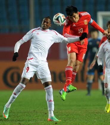 Football, International match, China - Palestine
