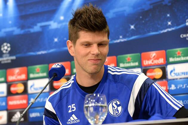 Fußball, Champions League, Pressekonferenz FC Schalke 04