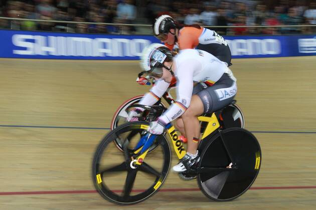 Track cycling world championships in Paris, Kristina Vogel wins gold in the sprint