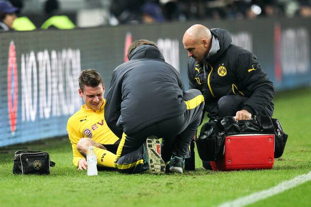 Fußball, Champions League, Juventus Turin - Borussia Dortmund, Piszczek hat sich verletzt