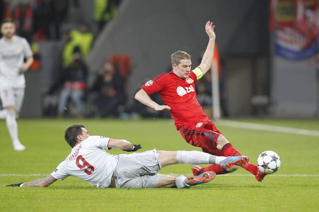 Fußball, Champions League, Bayer 04 Leverkusen - Atletico Madrid