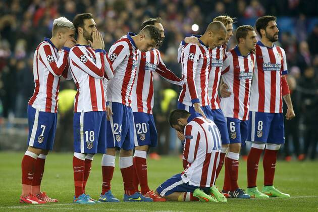 Fussball, Champions League, Bayer 04 Leverkusen scheitert im Elfmeterschiessen an Atletico Madrid
